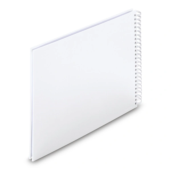 Hama album klasické spirálové FINE ART 36x32 cm, 50 stran, bílá, bílé listy