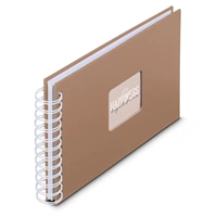 Hama album klasické spirálové FINE ART 24x17 cm, 50 stran, mousse, bílé listy