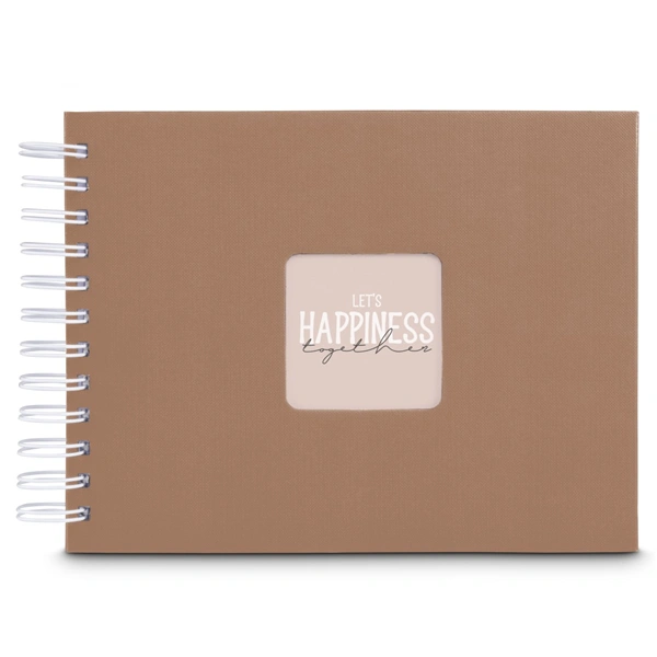 Hama album klasické spirálové FINE ART 24x17 cm, 50 stran, mousse, bílé listy