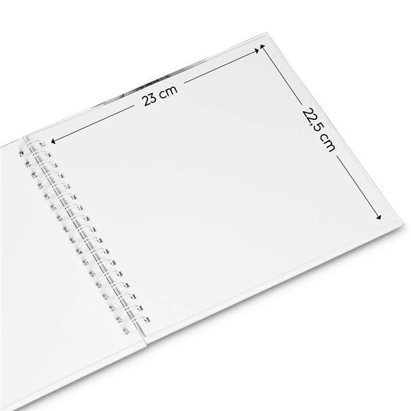 Hama album klasické spirálové FINE ART 28x24 cm, 50 stran, mousse, bílé listy