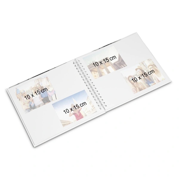 Hama album klasické spirálové FINE ART 28x24 cm, 50 stran, mousse, bílé listy