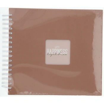 Hama album klasické spirálové FINE ART 28x24 cm, 50 stran, mousse, bílé listy