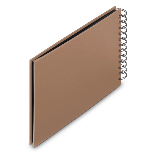 Hama album klasické spirálové FINE ART 24x17 cm, 50 stran, mousse, černé listy