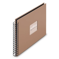 Hama album klasické spirálové FINE ART 28x24 cm, 50 stran, mousse, černé listy