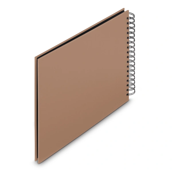 Hama album klasické spirálové FINE ART 28x24 cm, 50 stran, mousse, černé listy