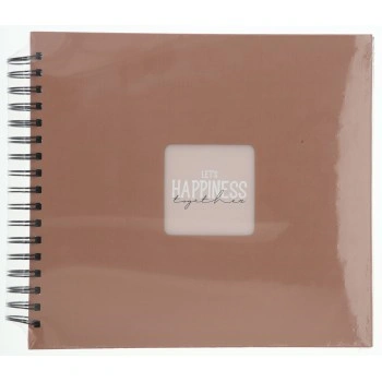 Hama album klasické spirálové FINE ART 28x24 cm, 50 stran, mousse, černé listy