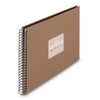 Hama album klasické spirálové FINE ART 36x32 cm, 50 stran, mousse, černé listy