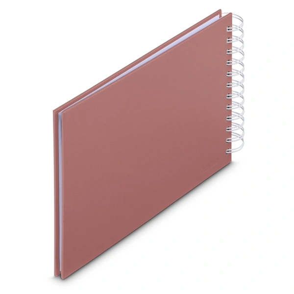 Hama album klasické spirálové FINE ART 24x17 cm, 50 stran, terra, bílé listy