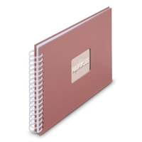 Hama album klasické spirálové FINE ART 28x24 cm, 50 stran, terra, bílé listy