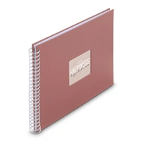 Hama album klasické spirálové FINE ART 36x32 cm, 50 stran, terra, bílé listy