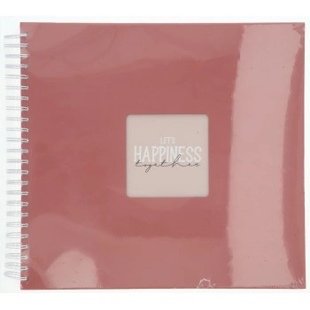 Hama album klasické spirálové FINE ART 36x32 cm, 50 stran, terra, bílé listy