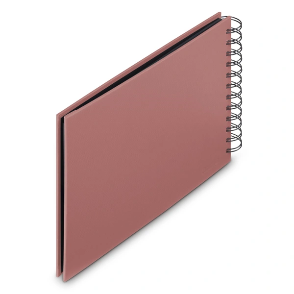 Hama album klasické spirálové FINE ART 24x17 cm, 50 stran, terra, černé listy