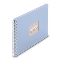 Hama album klasické spirálové FINE ART 36x32 cm, 50 stran, lagoon, bílé listy