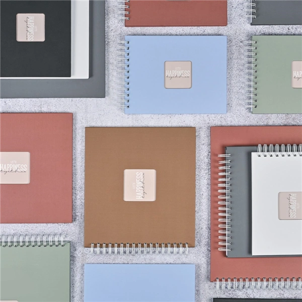 Hama album klasické spirálové FINE ART 36x32 cm, 50 stran, lagoon, bílé listy