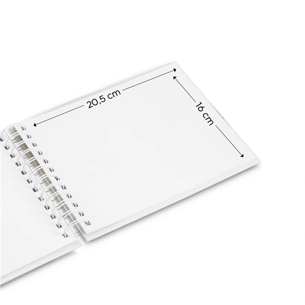 Hama album klasické spirálové FINE ART 24x17 cm, 50 stran, sage, bílé listy