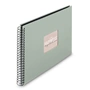 Hama album klasické spirálové FINE ART 36x32 cm, 50 stran, sage, černé listy