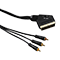 Cinch-SCART kabel