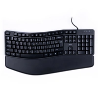 Hama ergonomická klávesnice EKC-400, odnímatelná podloka pod zápstí