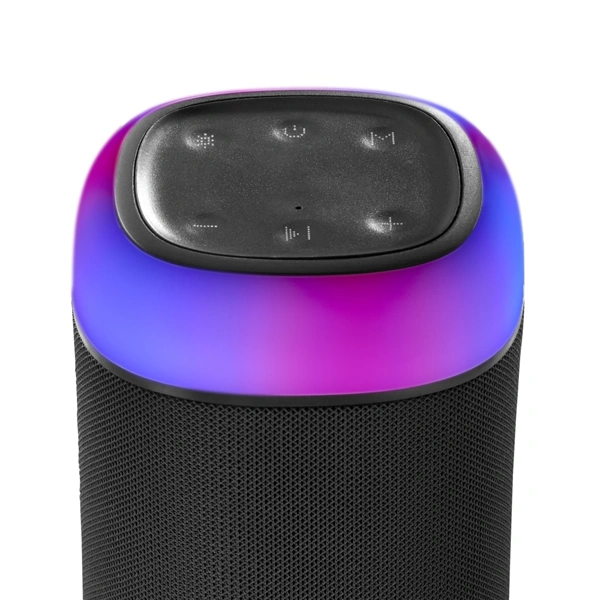 Hama Bluetooth reproduktor Shine 2.0, LED podsvícení, IPx4, černý 