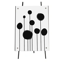 Hama akrylový stojánek ARTS, 13x18 cm, černý, na výšku